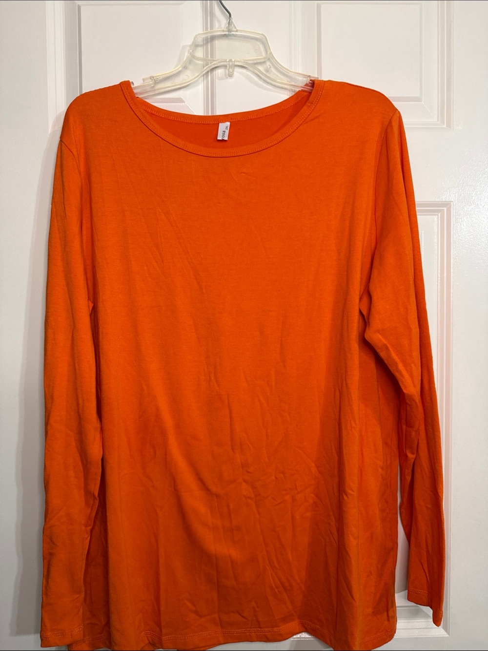 Sherosa Women's Long-Sleeve Tunic Top - Orange